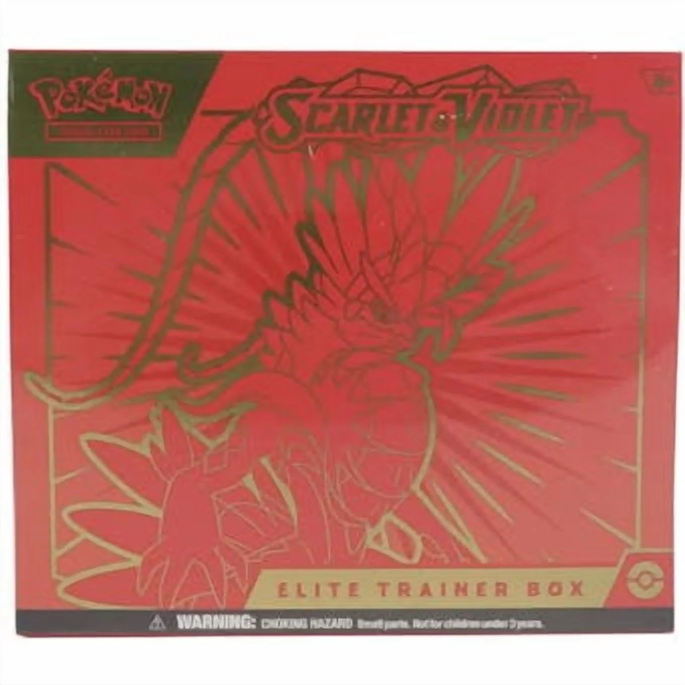 Trading Card Game: Scarlet & Violet Elite Trainer Box - Fun & Easy Gameplay in Red or Purple!