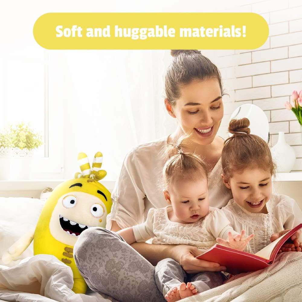 Bubbles Soft Stuffed Plush Toys — for Boys and Girls — Yellow (12” Tall)