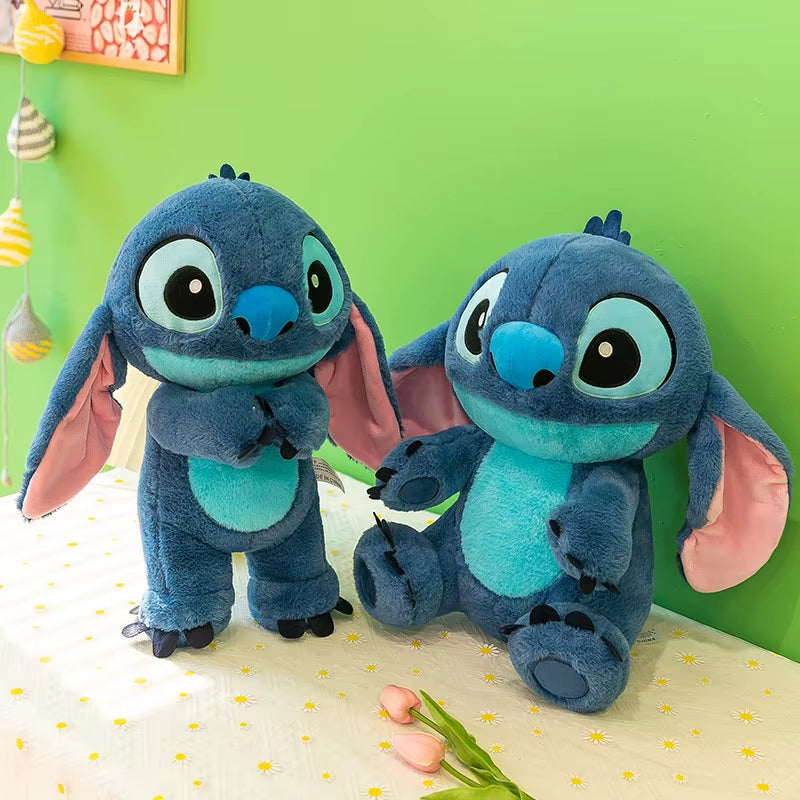 32Cm Kawaii Lilo Stitch Soft Plush Toy Doll Blue Color Stuffed Figure Plushie Children Gifts