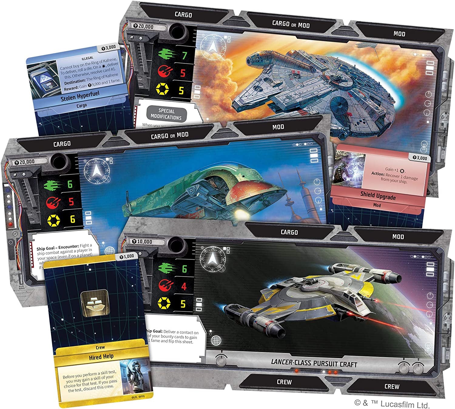 Star Wars: Outer Rim Strategy Board Game - Engaging Family Adventure for Ages 14+, 1-4 Players, 3-4 Hour Playtime