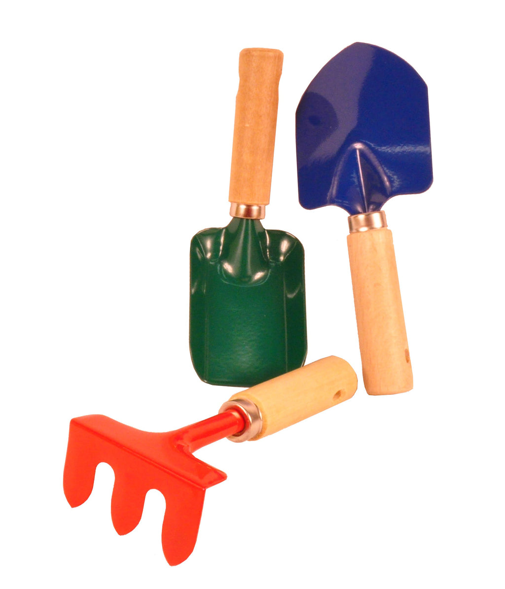 JUSTFORKIDS KIDS GARDEN TOOL SET WITH TOTE