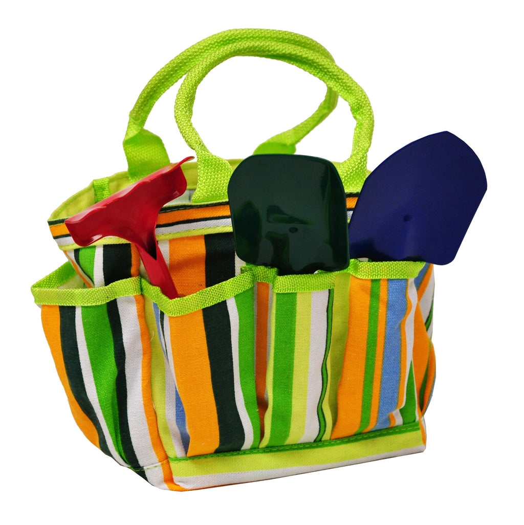 JUSTFORKIDS KIDS GARDEN TOOL SET WITH TOTE