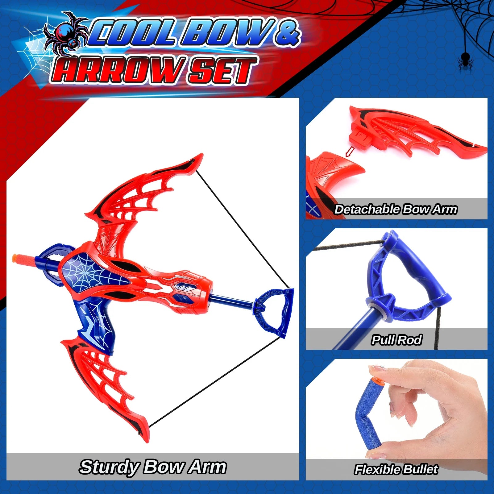 Ultimate Kids Bow and Arrow Set - Fun Outdoor Archery Toys for Boys and Girls Ages 3-12, Perfect Gift for Young Adventurers!