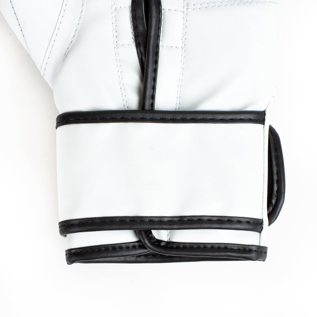 White Synthetic Leather Core Training Gloves - Perfect Fit S/M for Boxing Excellence