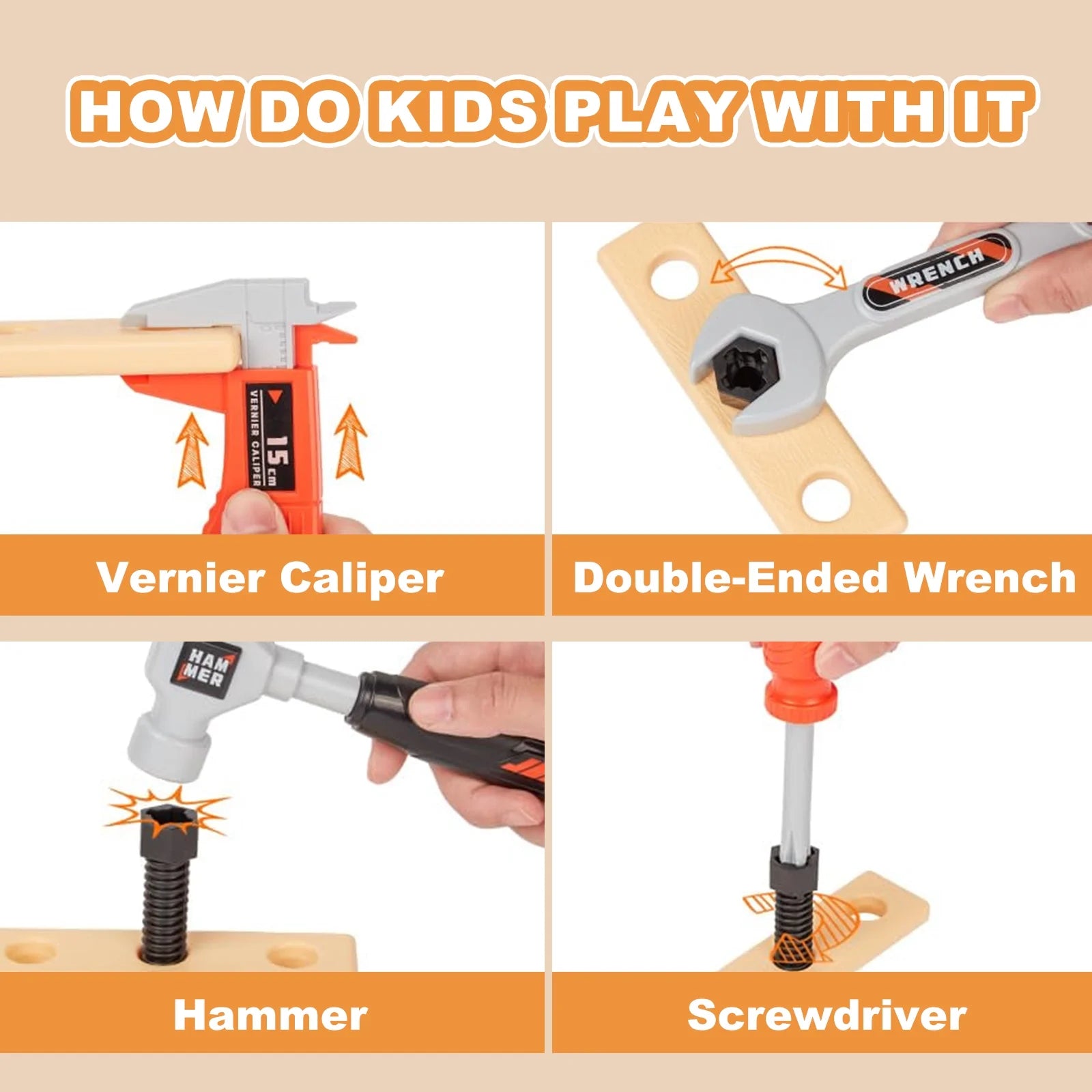 Ultimate 32PCS Kids Tool Set - Fun Pretend Play with Electronic Drill & Construction Kits - Perfect Christmas Gift for Ages 3-8!