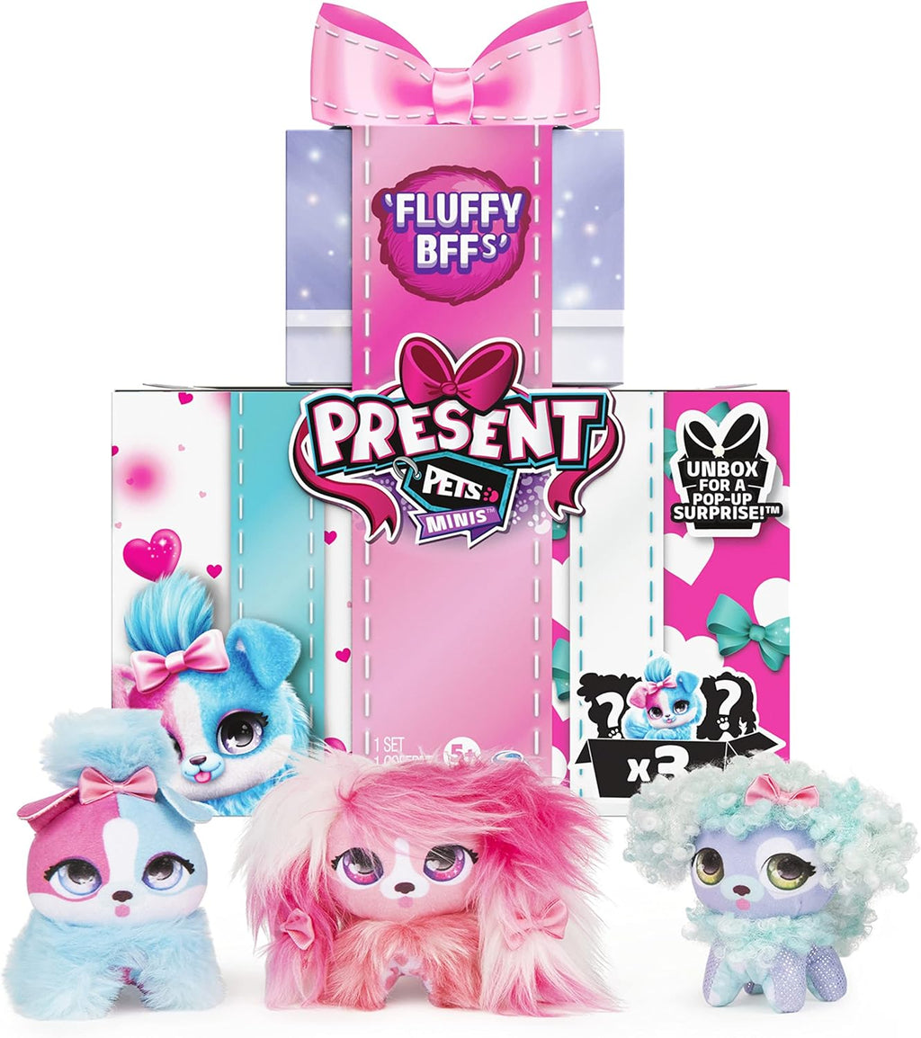 FLUFFY BFFs 3-PACK OF PLUSH TOYS: AGES 5+