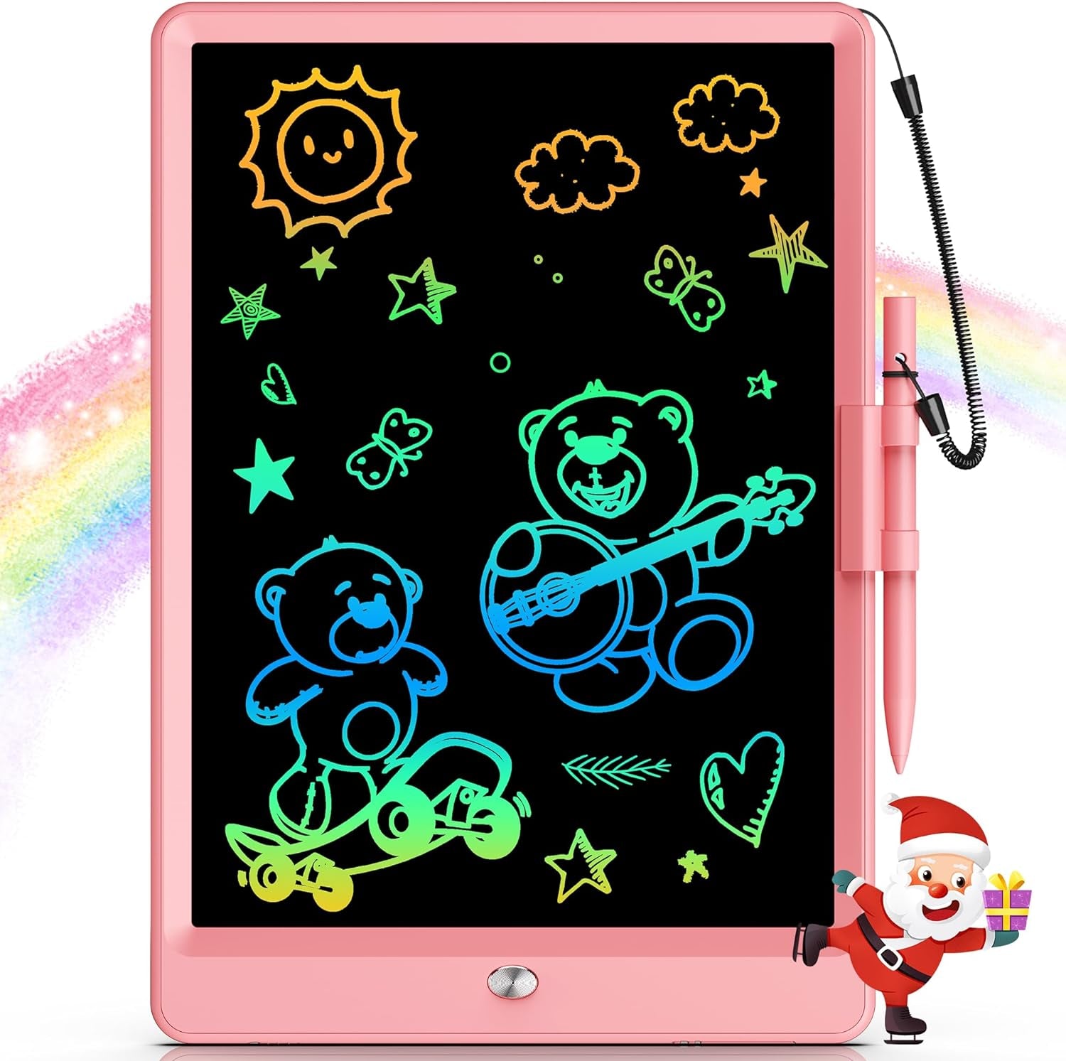 10-INCH LCD WRITING TABLET: AGES 3-8, DRAWING PAD AND DOODLE BOARD