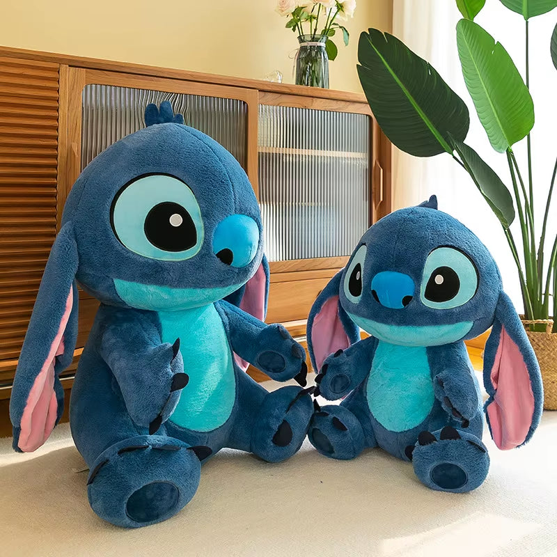 32Cm Kawaii Lilo Stitch Soft Plush Toy Doll Blue Color Stuffed Figure Plushie Children Gifts