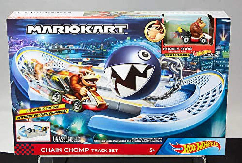Mario Kart Chain Chomp Track Set - Ultimate Racing Fun with Mario Kart Vehicles!