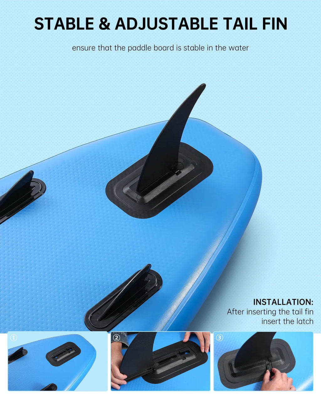 6" Thick Inflatable Stand Up Paddle Board with Accessories, Carry Bag & Fast Pump - Perfect for Adults & Youth!