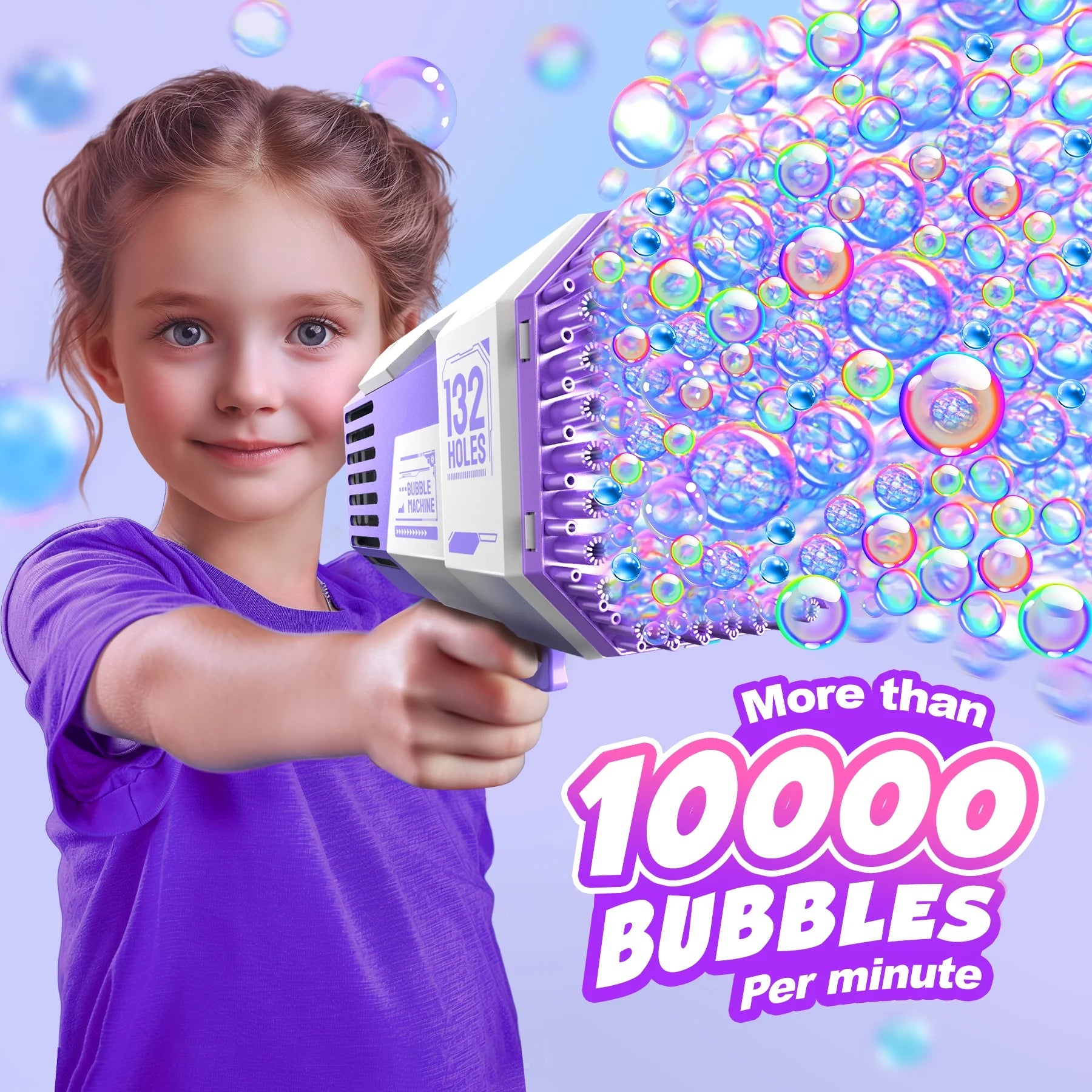 BUBBLE MACHINE: INDOOR/OUTDOOR FUN! GREAT FOR AGES 5-8+  