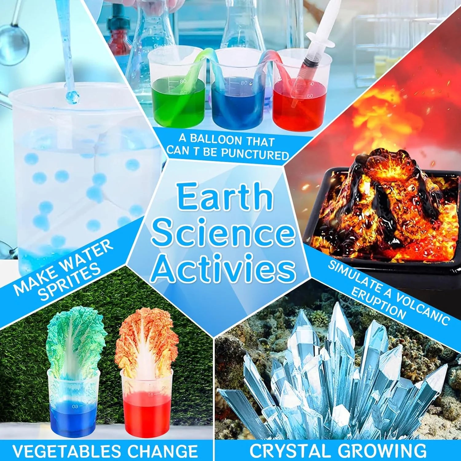 SCIENCE KIT FOR KIDS: 70 ENGAGING LAB EXPERIMENTS - STEM EDUCATIONAL TOYS 