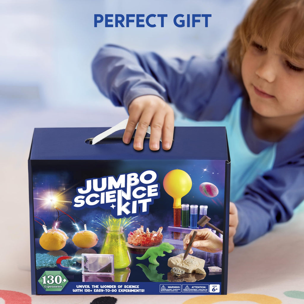 Jumbo Science Kits for Kids: Over 130 STEM Educational Projects for Ages 8-12