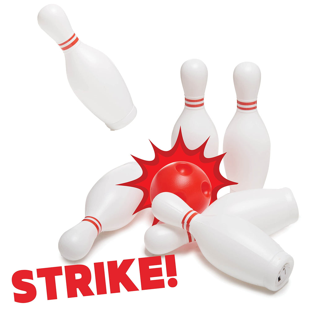 Glow-in-the-Dark Bowling Game Set - Fun 6-Pin Bowling Experience for Kids 3+ - Colorful 6-Piece Set