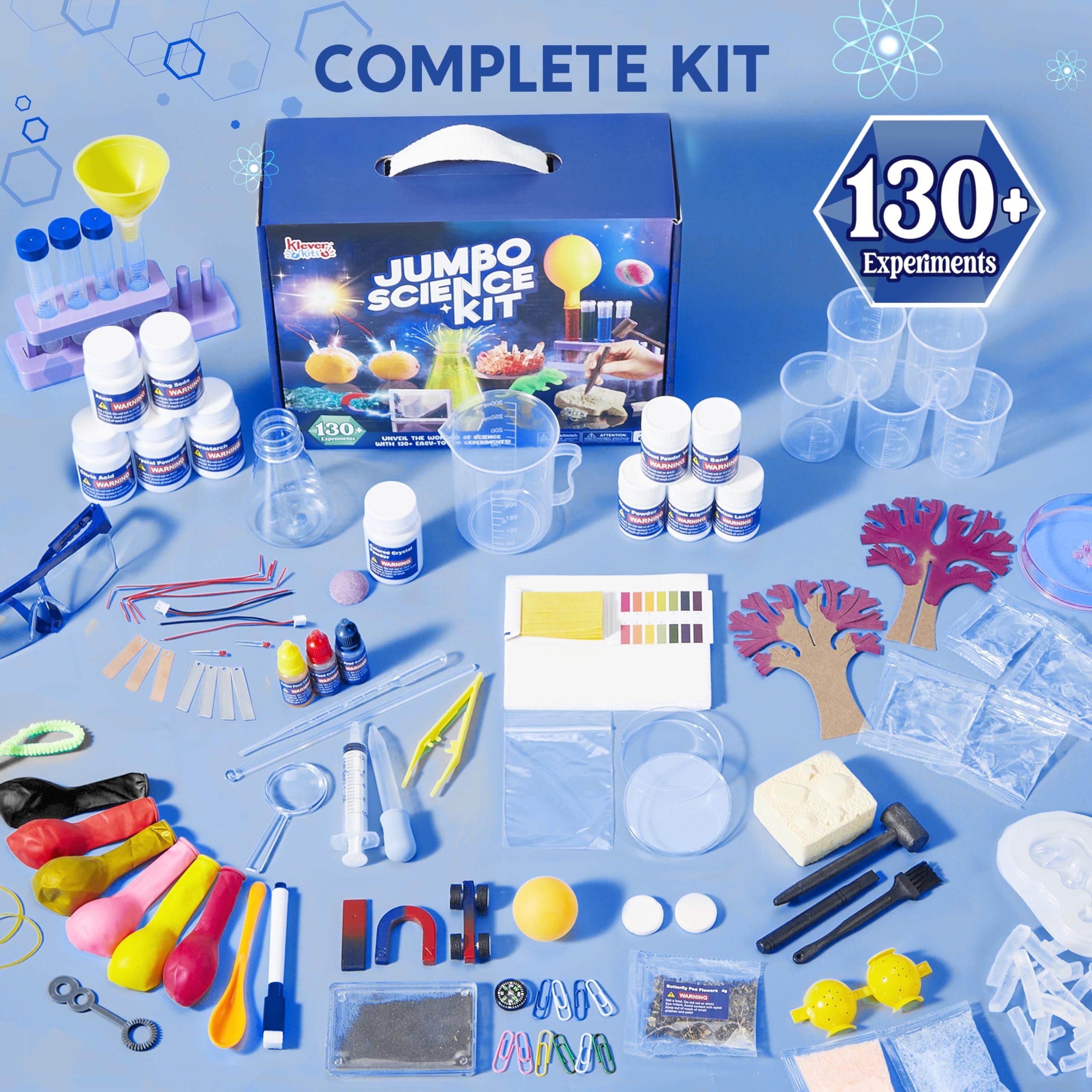 Jumbo Science Kits for Kids: Over 130 STEM Educational Projects for Ages 8-12