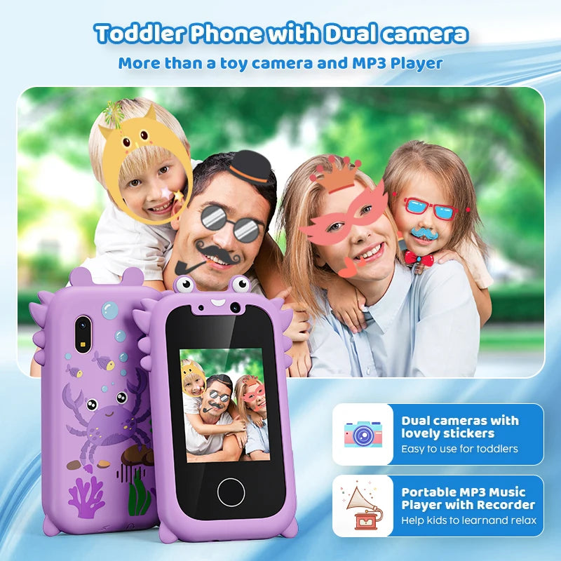 Kids Educational Smart Phone - Musical with Dual Camera & Touchscreen 