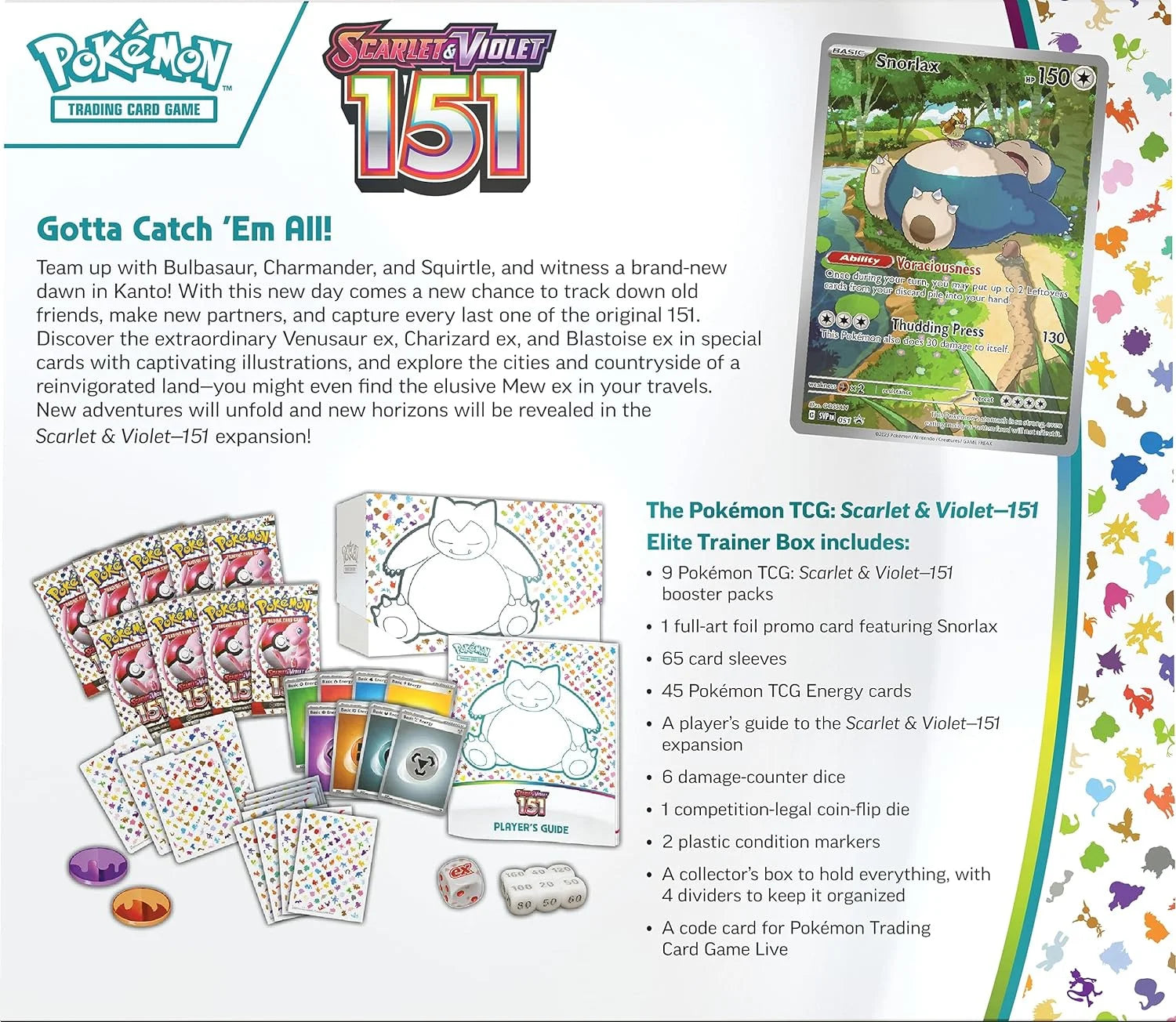 Scarlet & Violet 3.5 151 Elite Trainer Box - Ultimate Collector's Edition!
