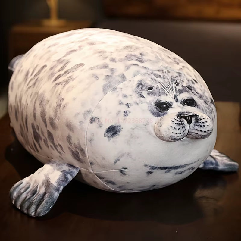 Large 80Cm Seal Plush Toy Cute Lifelike Stuffed Marine Life Seal Soft Doll Kawaii Simulation Seal Pillow Kids Toys Birthday Gift