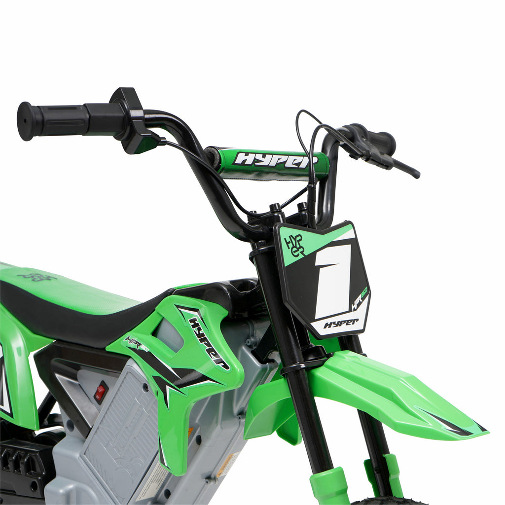 HPR 350 Green 24V Electric Dirt Bike for Kids - Thrilling Outdoor Adventure!