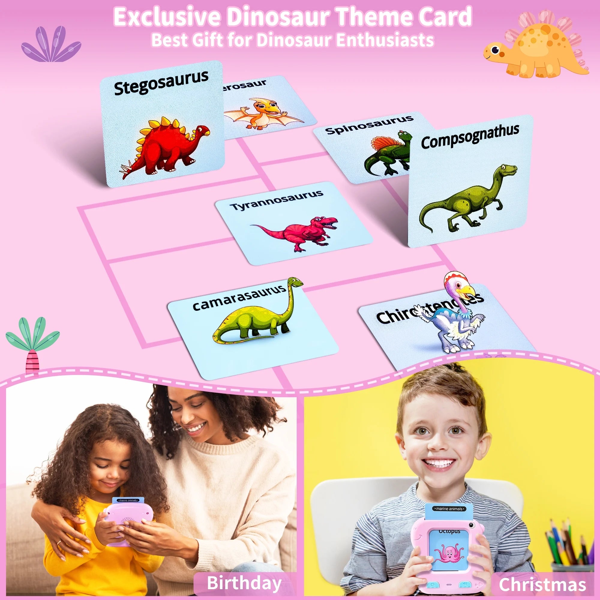 Interactive Talking Flash Cards - Fun Educational Learning Toy for Kids Aged 1-6, Perfect for Preschool and Montessori Learning!