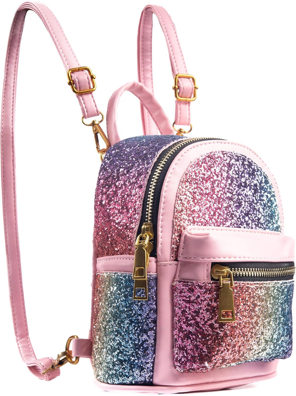 BLING MINI BACKPACK/CROSSBODY BAG