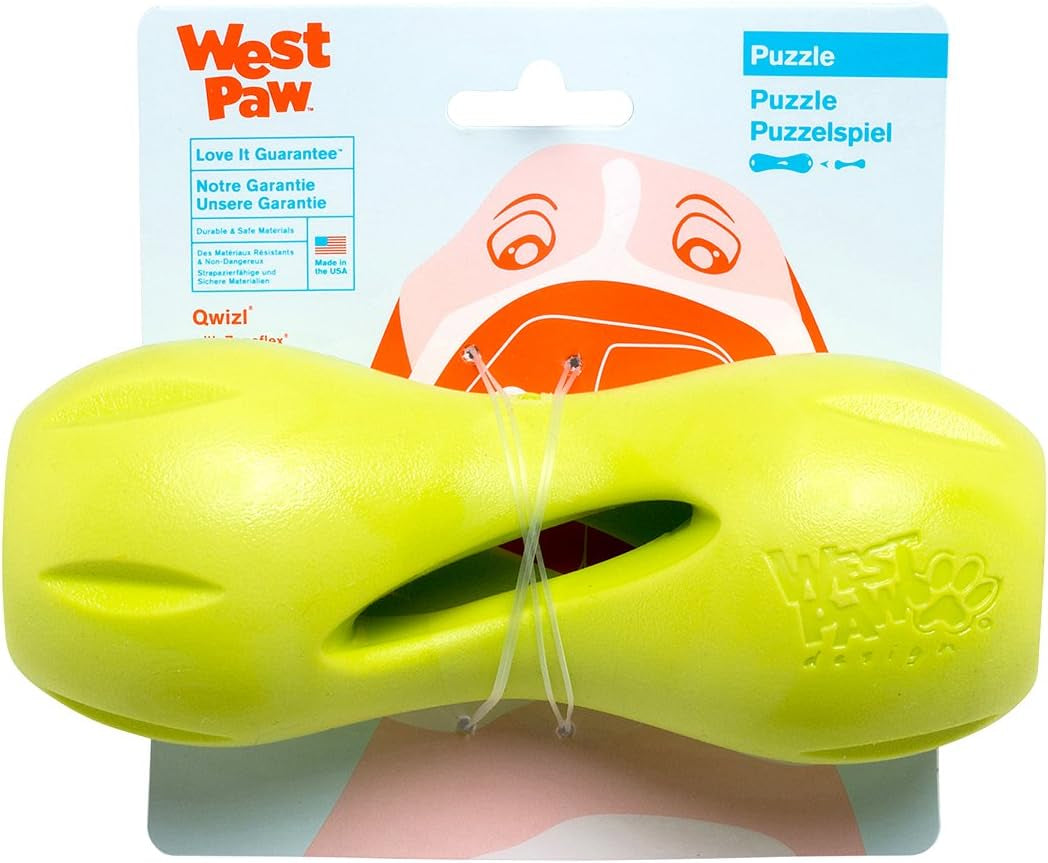 INTERACTIVE TREAT DISPENSING PUZZLE TOY FOR DOGS 