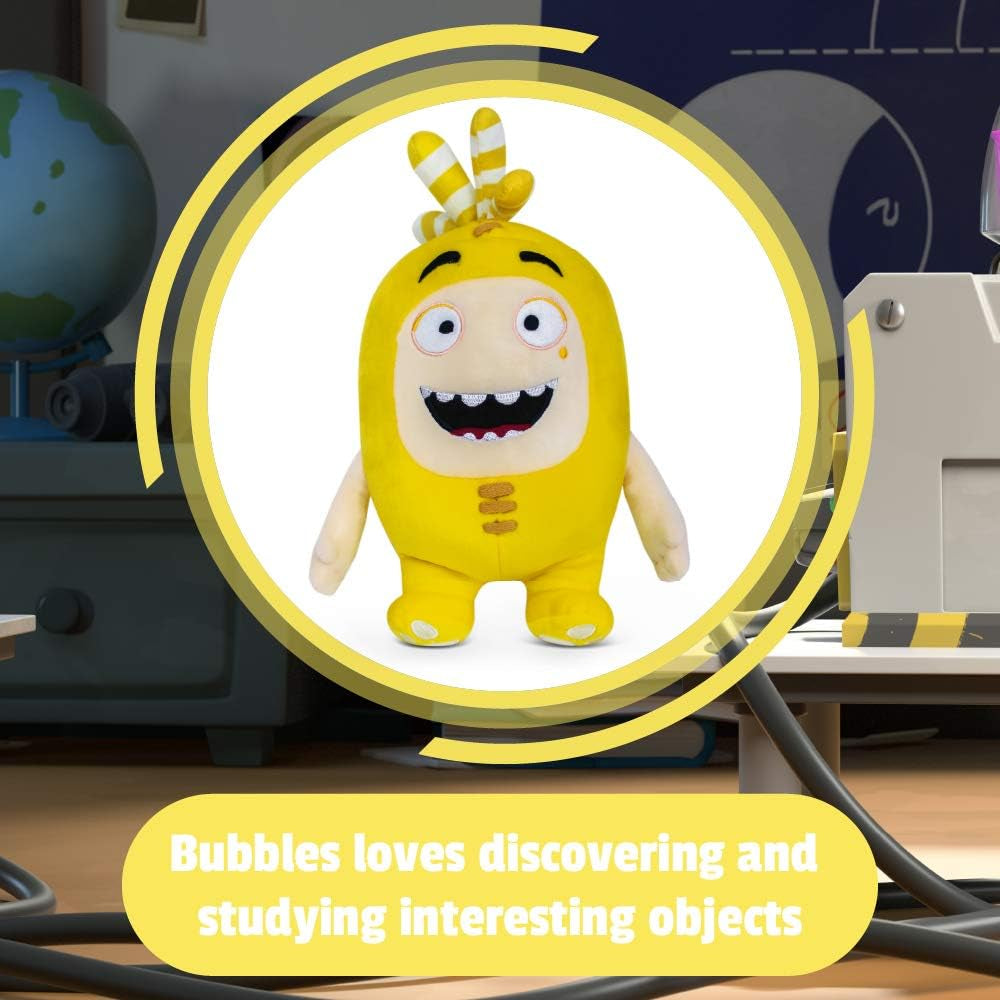 Bubbles Soft Stuffed Plush Toys — for Boys and Girls — Yellow (12” Tall)
