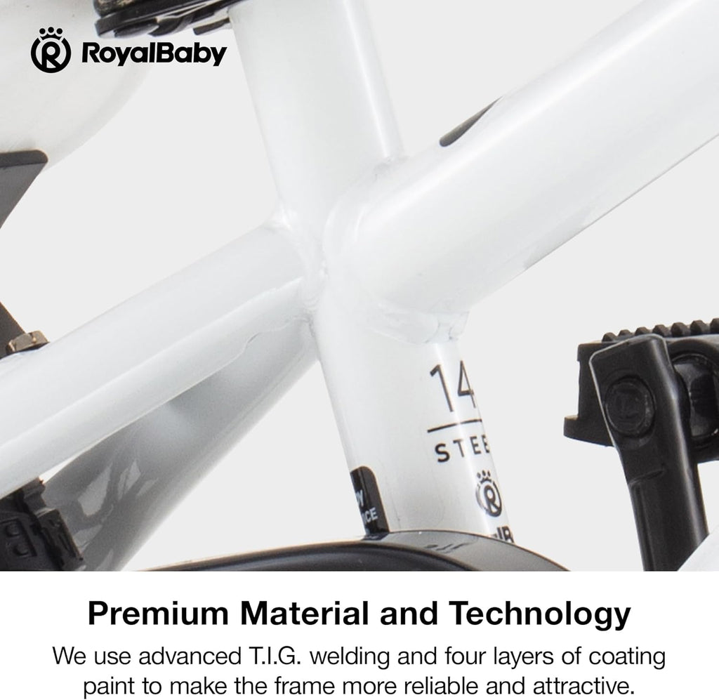 Freestyle Classic & EZ Balance Switchable Bicycle for Kids, Available in 12", 14", 16", and 18" Sizes, Suitable for Ages 3-10