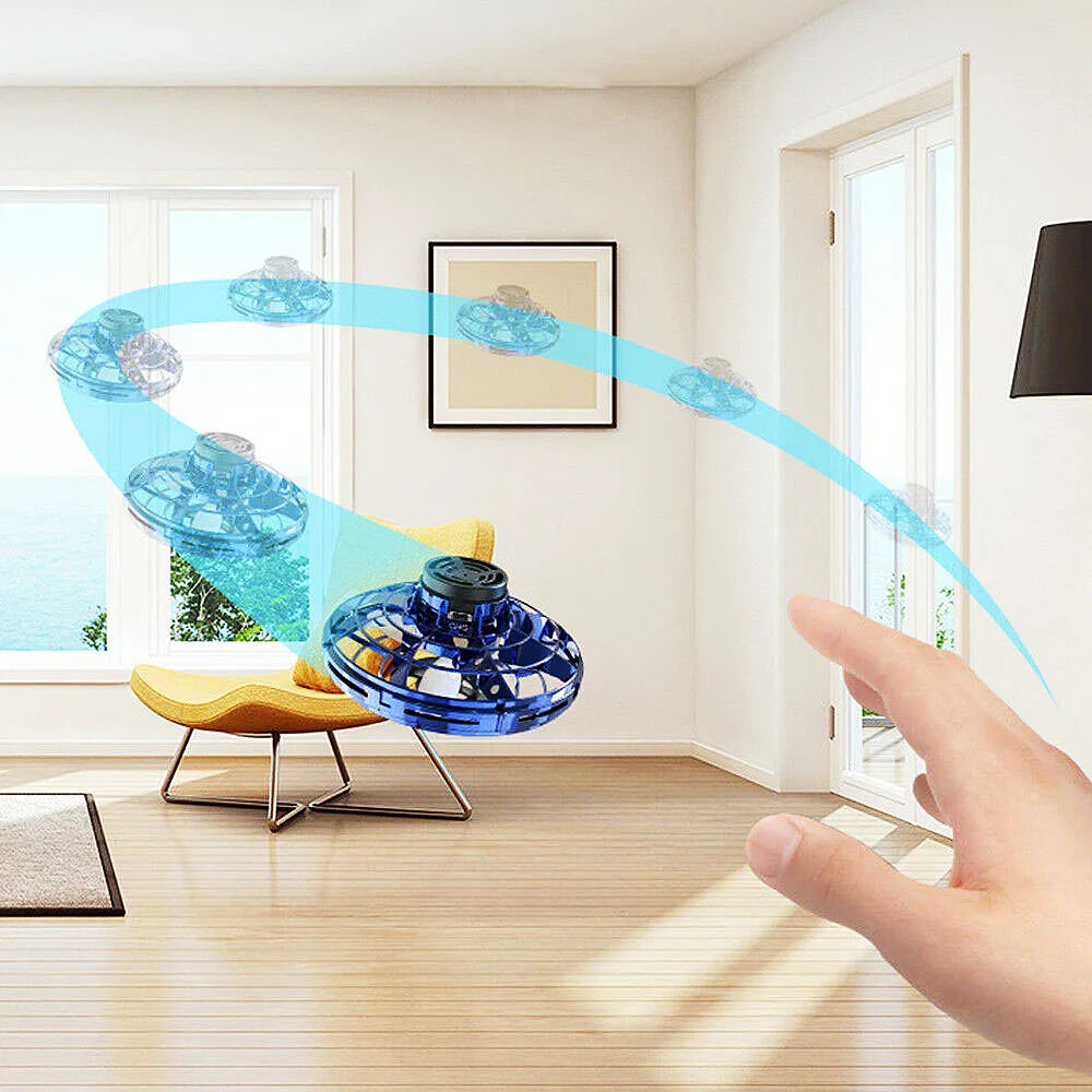 Original  Flying Spinner Boomerang Fly Mini UFO Drone Hand Controlled Magic Fidget Spinner Toy Official for Kids Adult