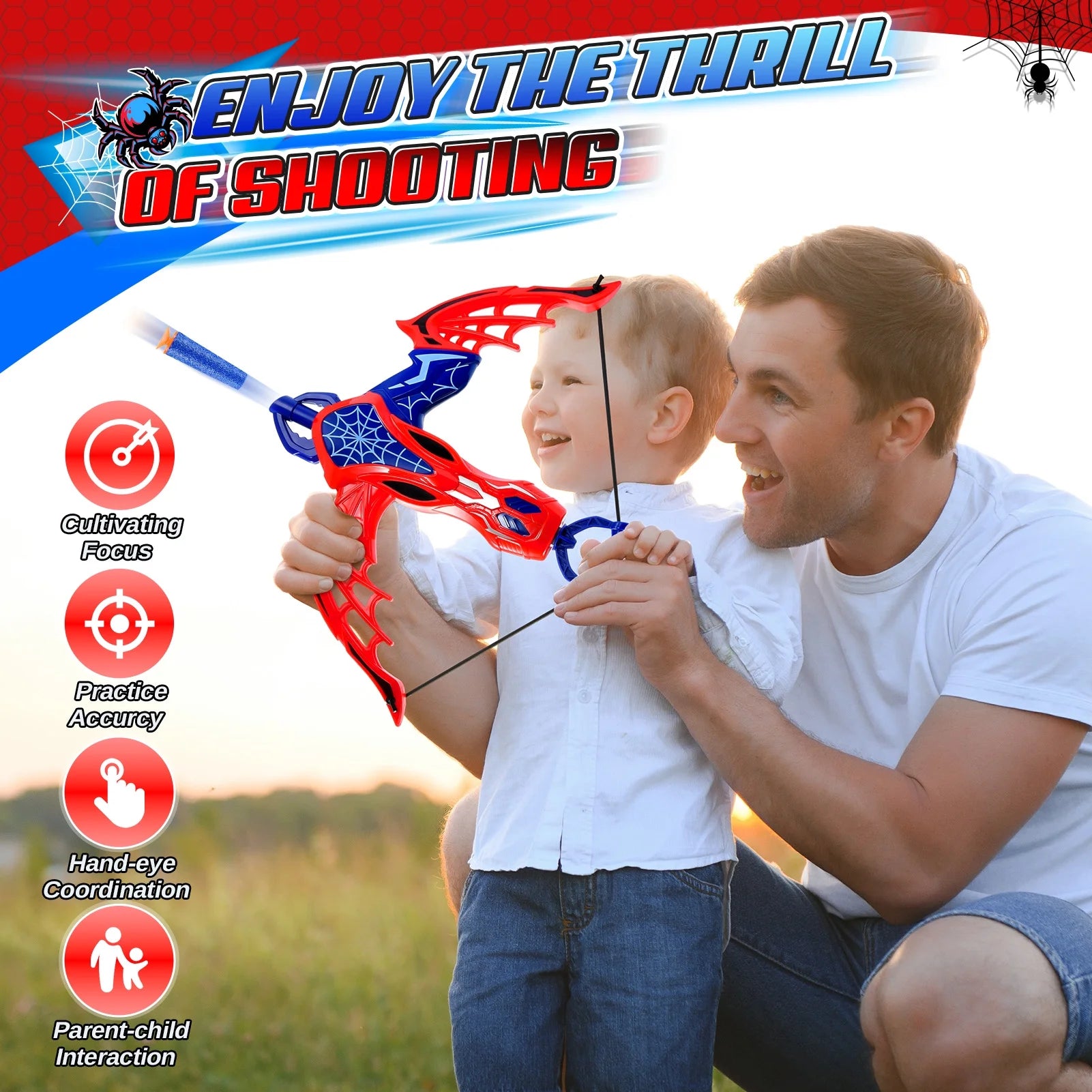 Ultimate Kids Bow and Arrow Set - Fun Outdoor Archery Toys for Boys and Girls Ages 3-12, Perfect Gift for Young Adventurers!