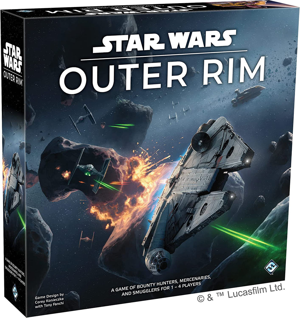 Star Wars: Outer Rim Strategy Board Game - Engaging Family Adventure for Ages 14+, 1-4 Players, 3-4 Hour Playtime