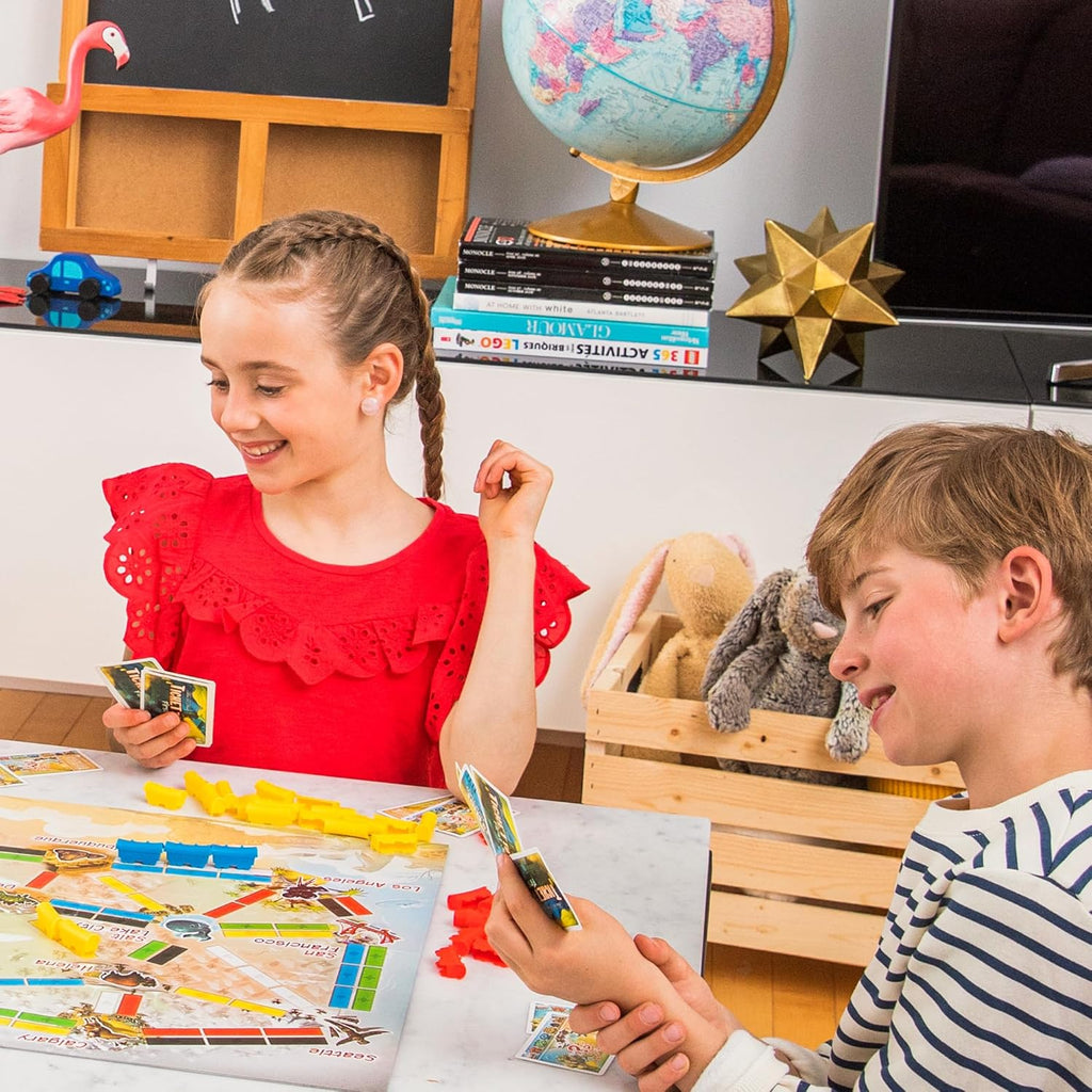 Ticket to Ride: First Journey - Engaging Board Game for Young Explorers, Family-Friendly Train Strategy Game for Ages 6+, 2-4 Players, 15-30 Minutes Playtime