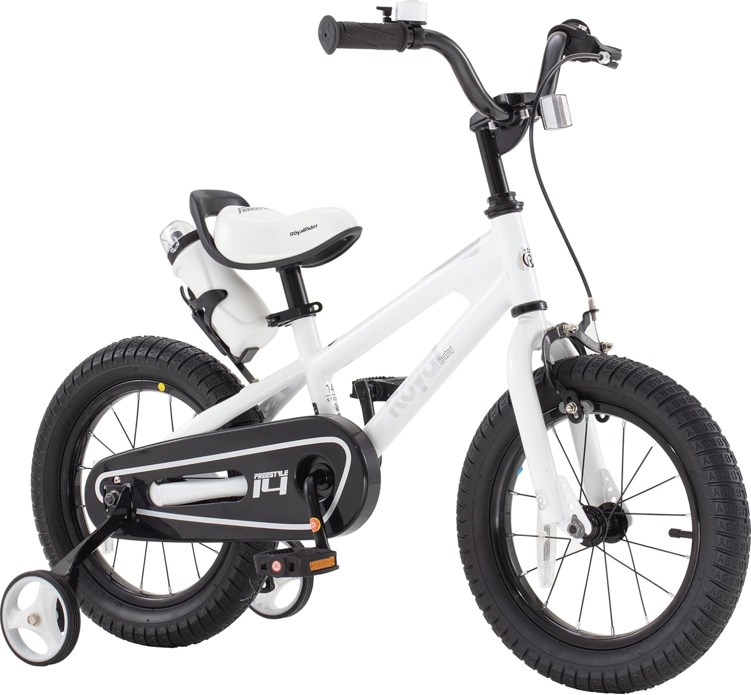 Freestyle Classic & EZ Balance Switchable Bicycle for Kids, Available in 12", 14", 16", and 18" Sizes, Suitable for Ages 3-10