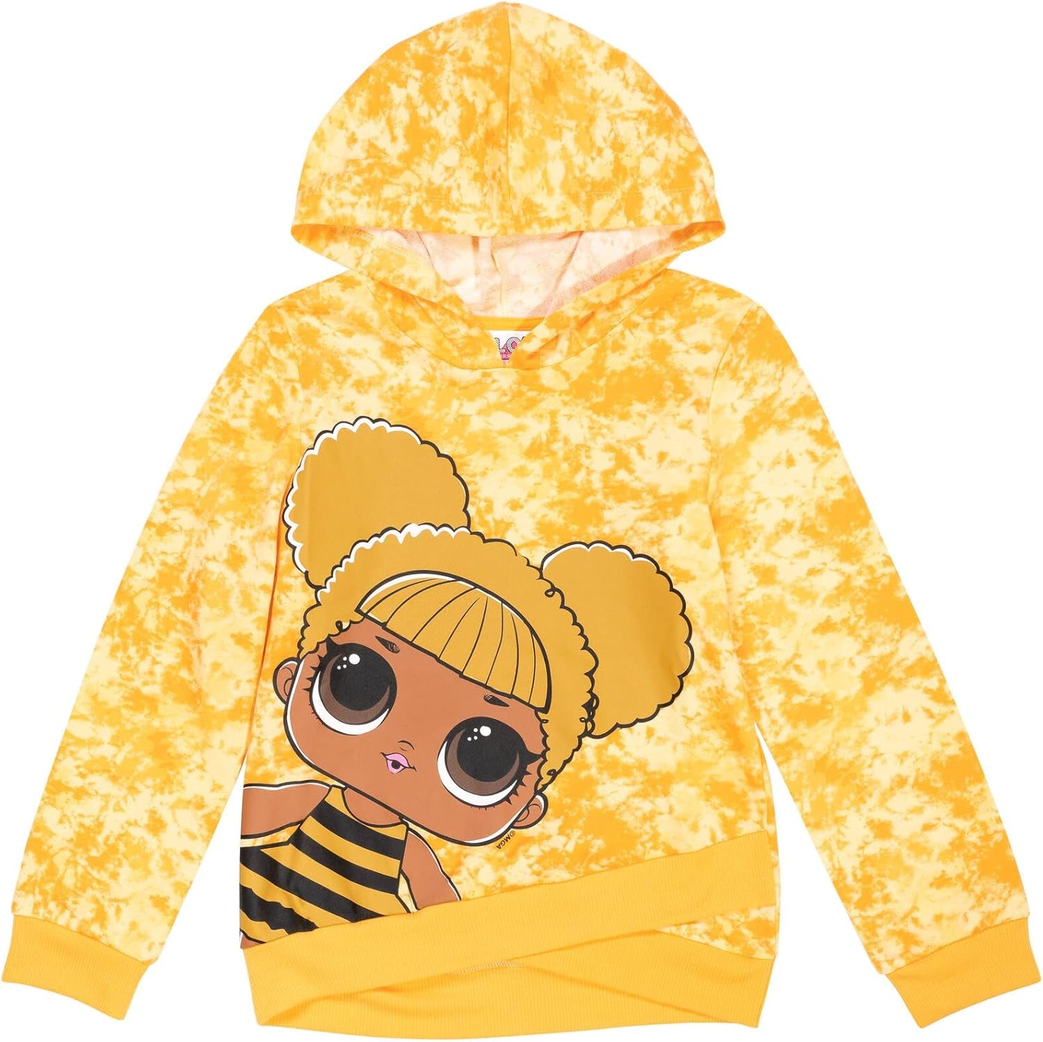 QUEEN BEE GIRLS FLEECE PULLOVER HOODIE: AGES 5-12+