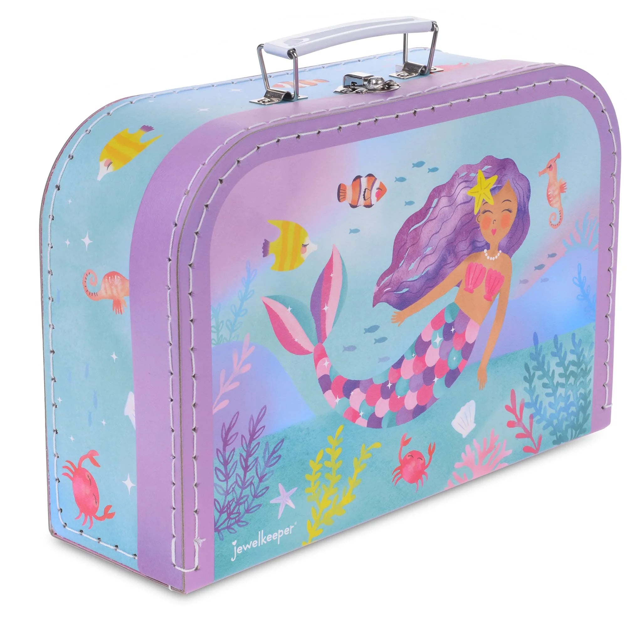 15-PIECE GIRLS PLAY TIN TEA SET WITH CARRYING CASE