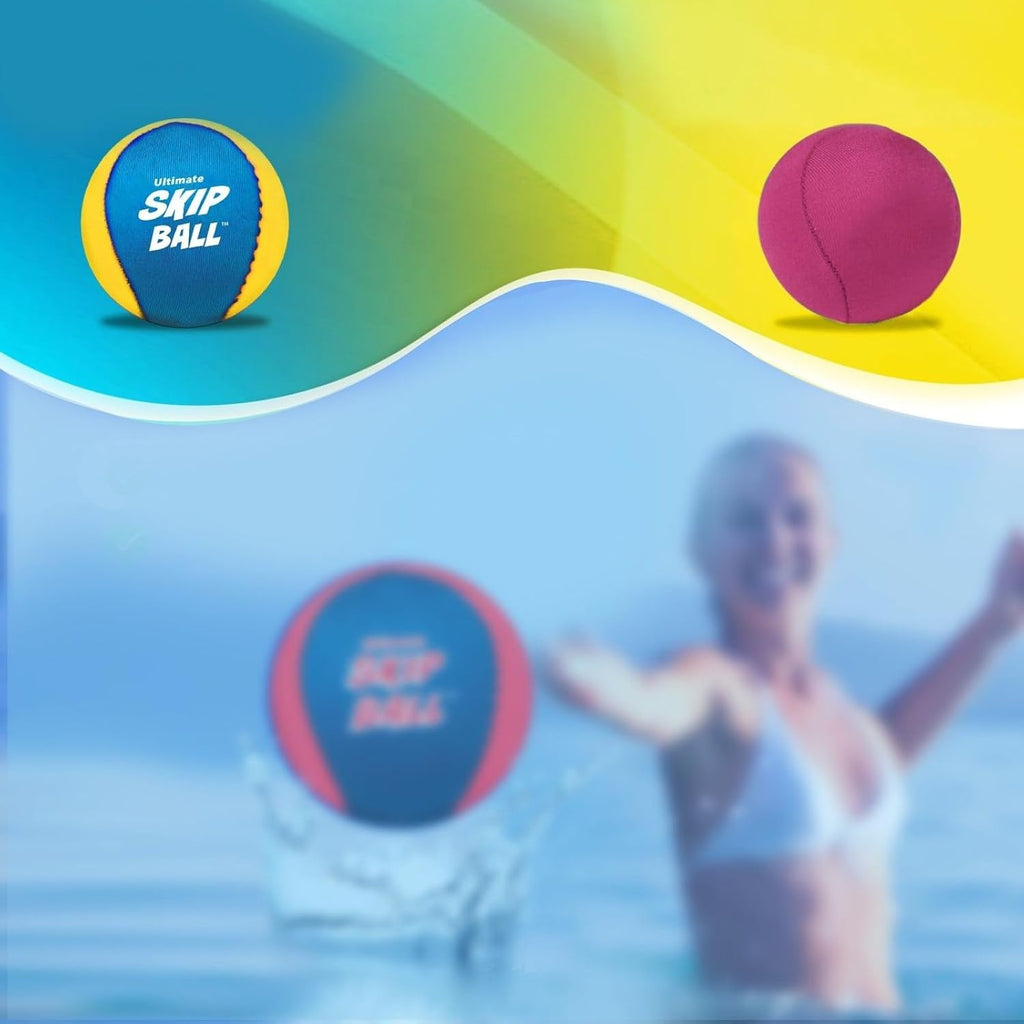 ULTIMATE SKIP BALL WATER BOUNCING BALL SET (2 PACK) 