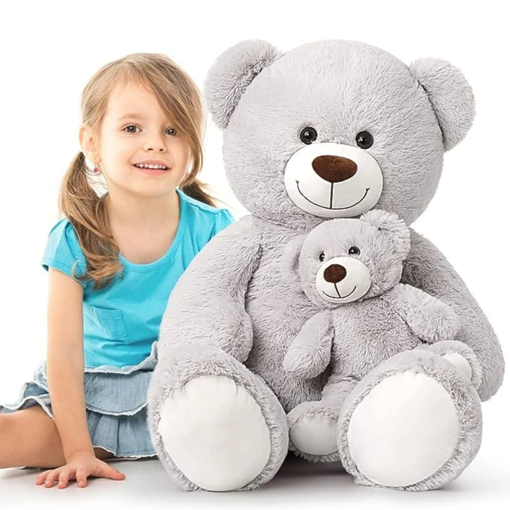 39" Giant Mommy and Baby Soft Plush Teddy Bear - Perfect Cuddle Companions!