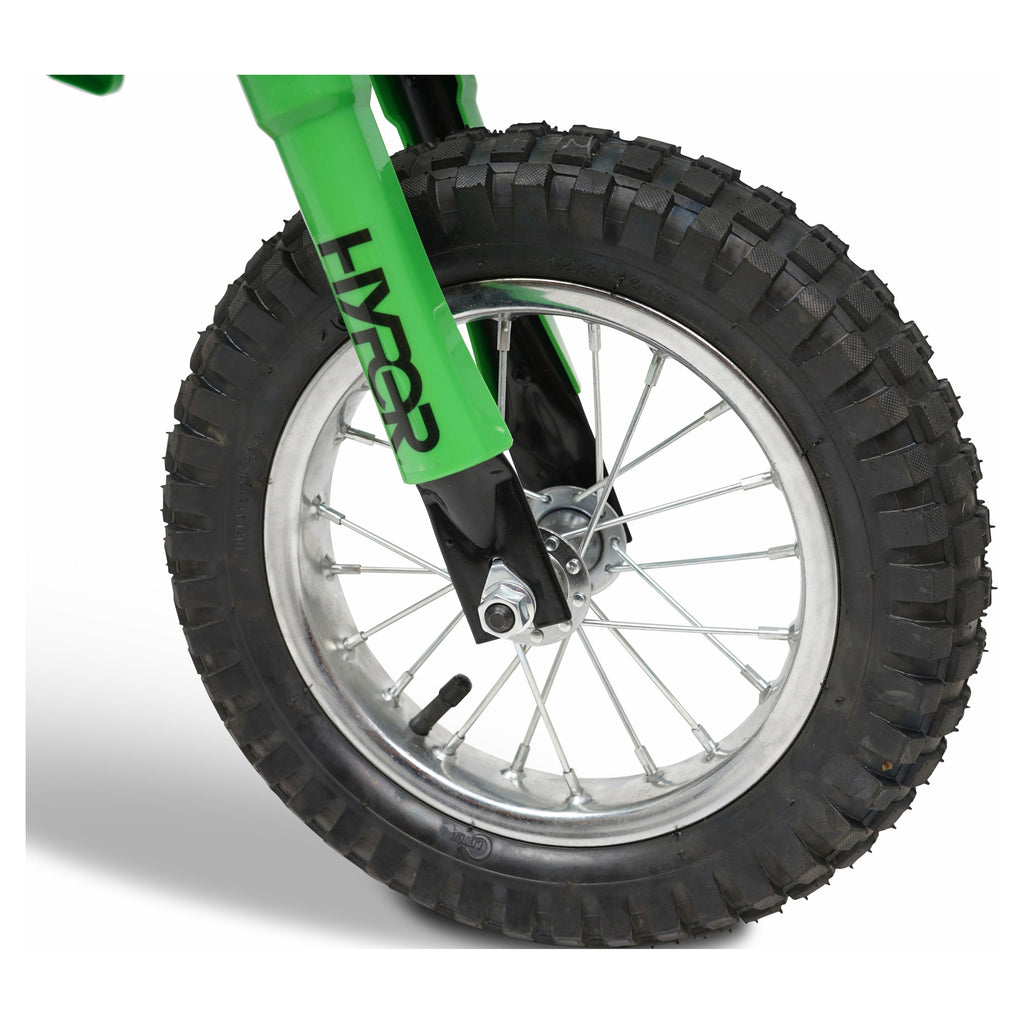 HPR 350 Green 24V Electric Dirt Bike for Kids - Thrilling Outdoor Adventure!