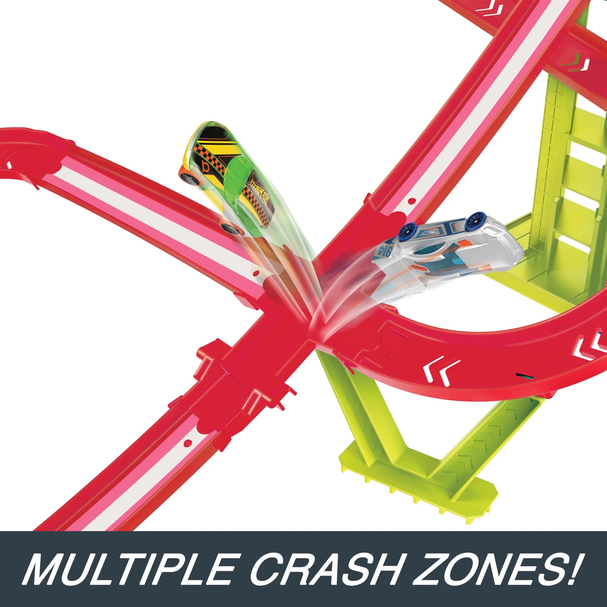 Neon Speeders Skyscraper  Track Set with Exclusive Car - Ultimate Racing Fun!