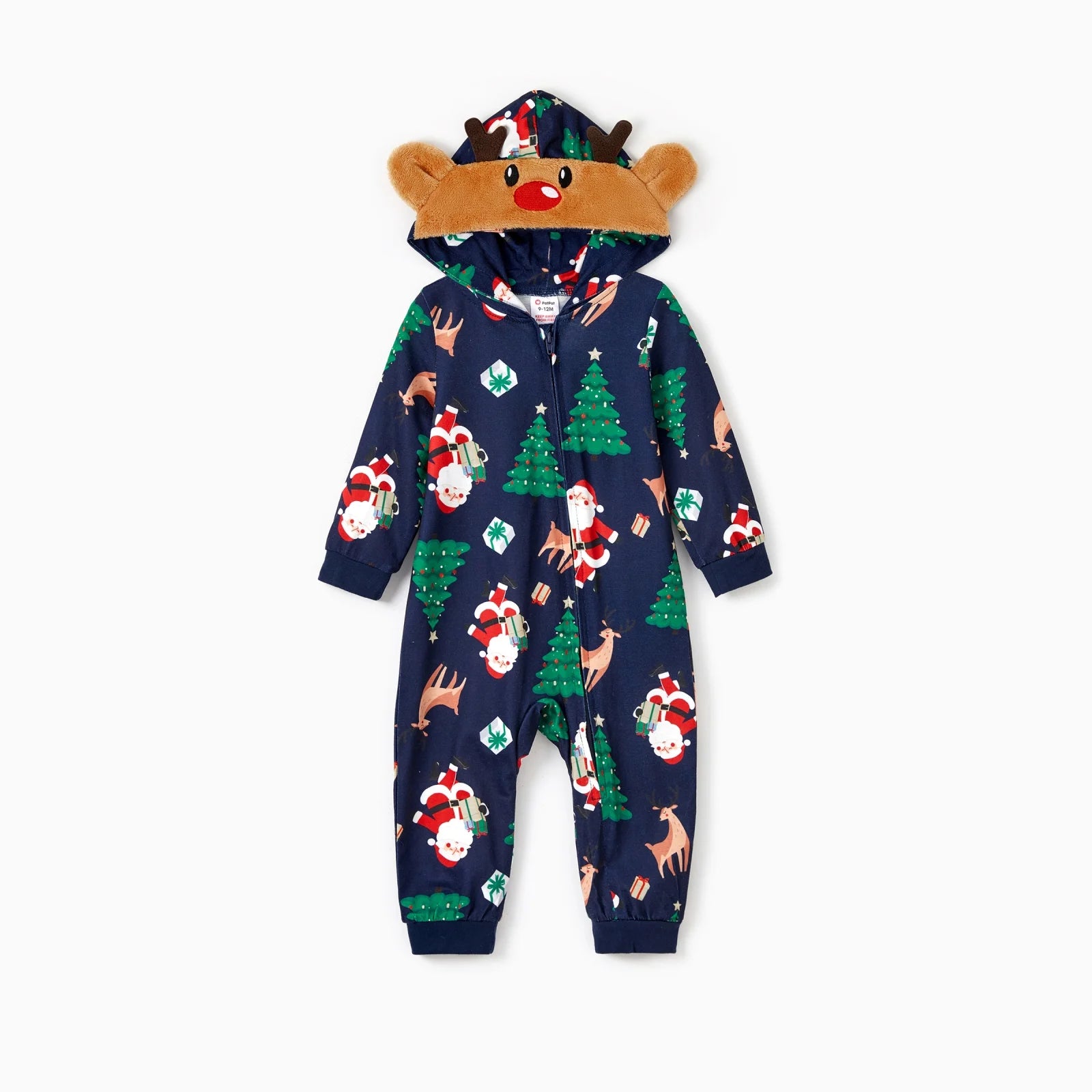 Baby Christmas Pajamas One Piece Romper Baby Christmas Gifts with Socks Family Matching Pajamas Holiday Pjs Baby Girl Clothes Newborn Boy Clothes 12-18 Months