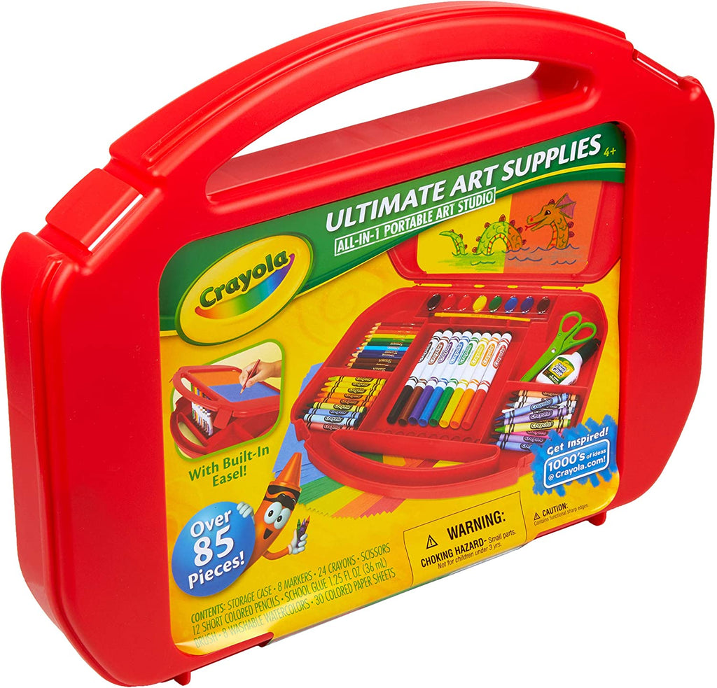 Premium Art Set with Easel for Children, 85-Piece Collection, Ideal Gift for Ages 4-7 [Amazon Exclusive]
