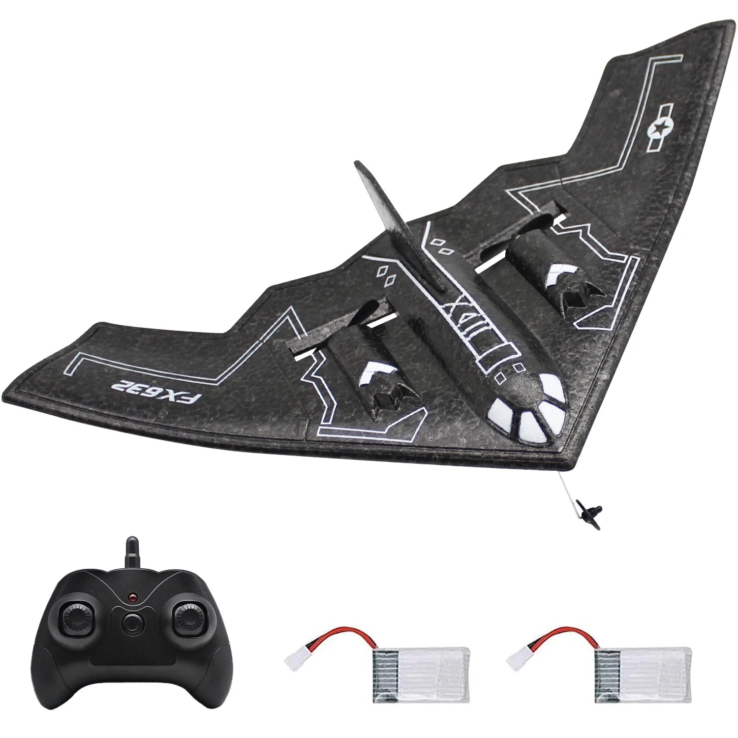 B2 Spirit Remote Control Plane - Ultimate RC Experience for Adults & Teens (Includes 2 Batteries)