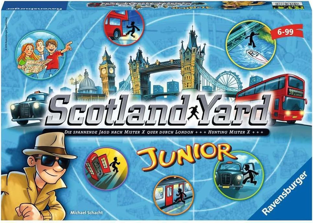 Scotland Yard Junior: A Cooperative Mystery Solving Board Game for Ages 6 and Up