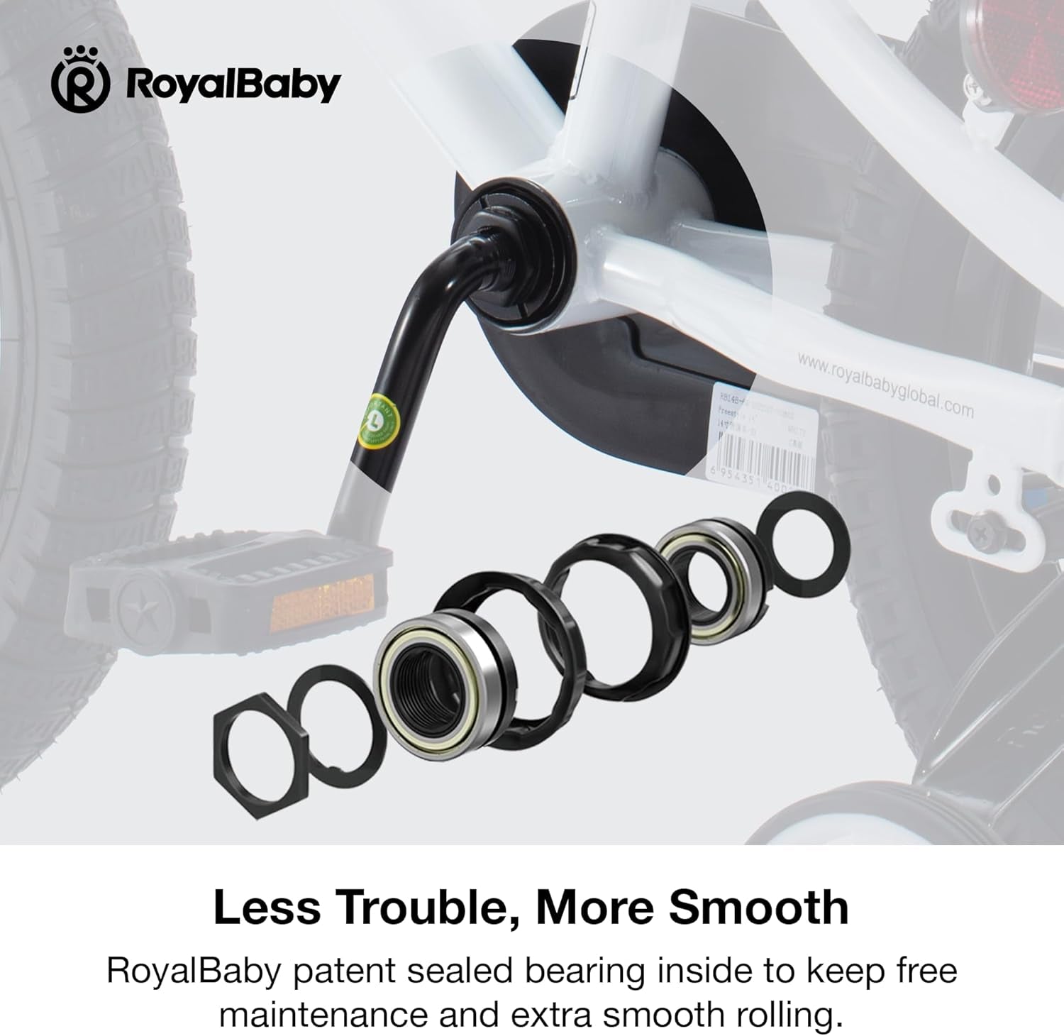 Freestyle Classic & EZ Balance Switchable Bicycle for Kids, Available in 12", 14", 16", and 18" Sizes, Suitable for Ages 3-10