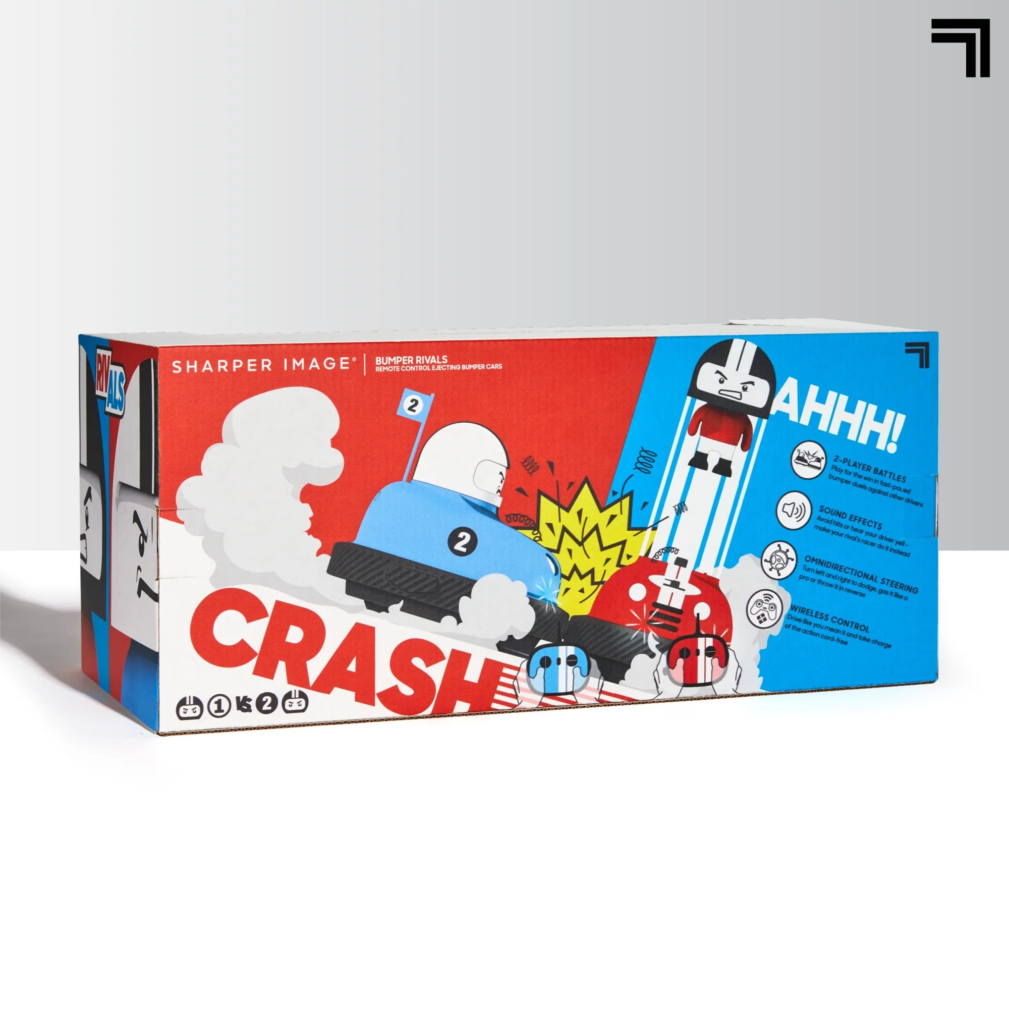 ® RC Ejecting Bumper Rivals - 6-Piece Remote Control Set with Sound Effects for Ages 8+ - Red & Blue Fun!