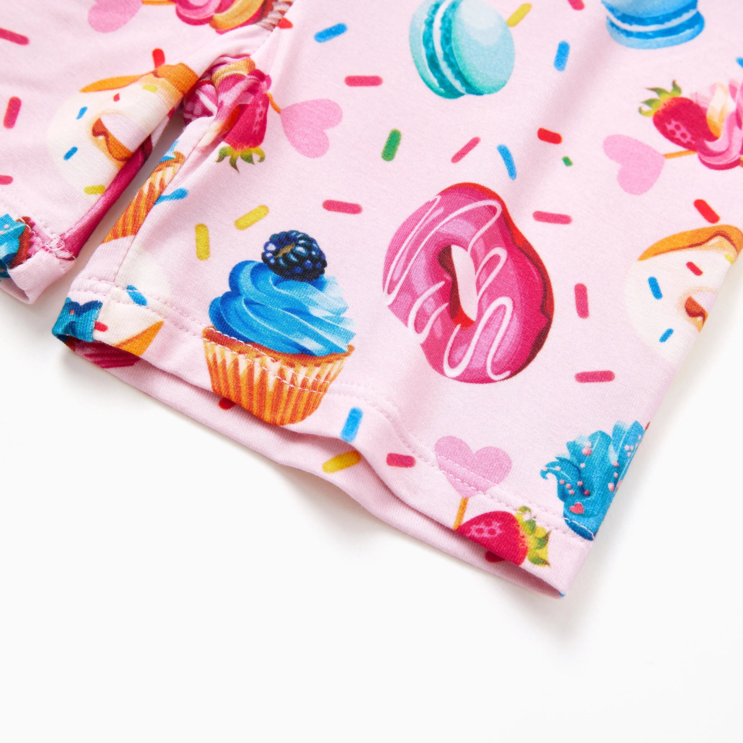 Girls Pajamas Toddler Clothes Viscose from Bamboo Kids 2-Piece Pj Set Gifts Short Sleeve Tops Pants Snug Sleepwear Sizes 6Y