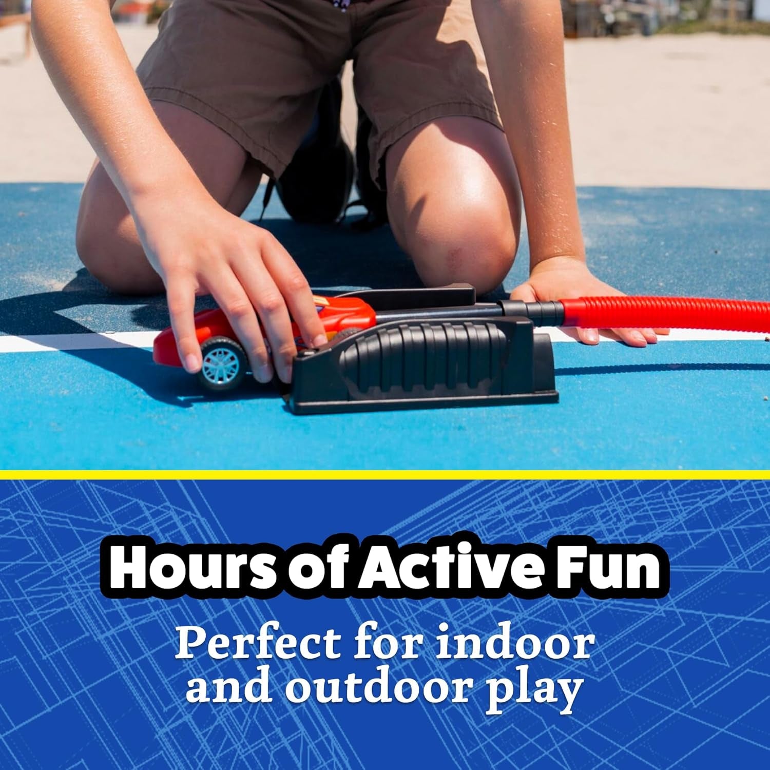 Stomp Racers Air-Powered Race Cars - Exciting Outdoor Toy Car Launcher for Kids - Perfect Gift for Boys, Girls & Toddlers!