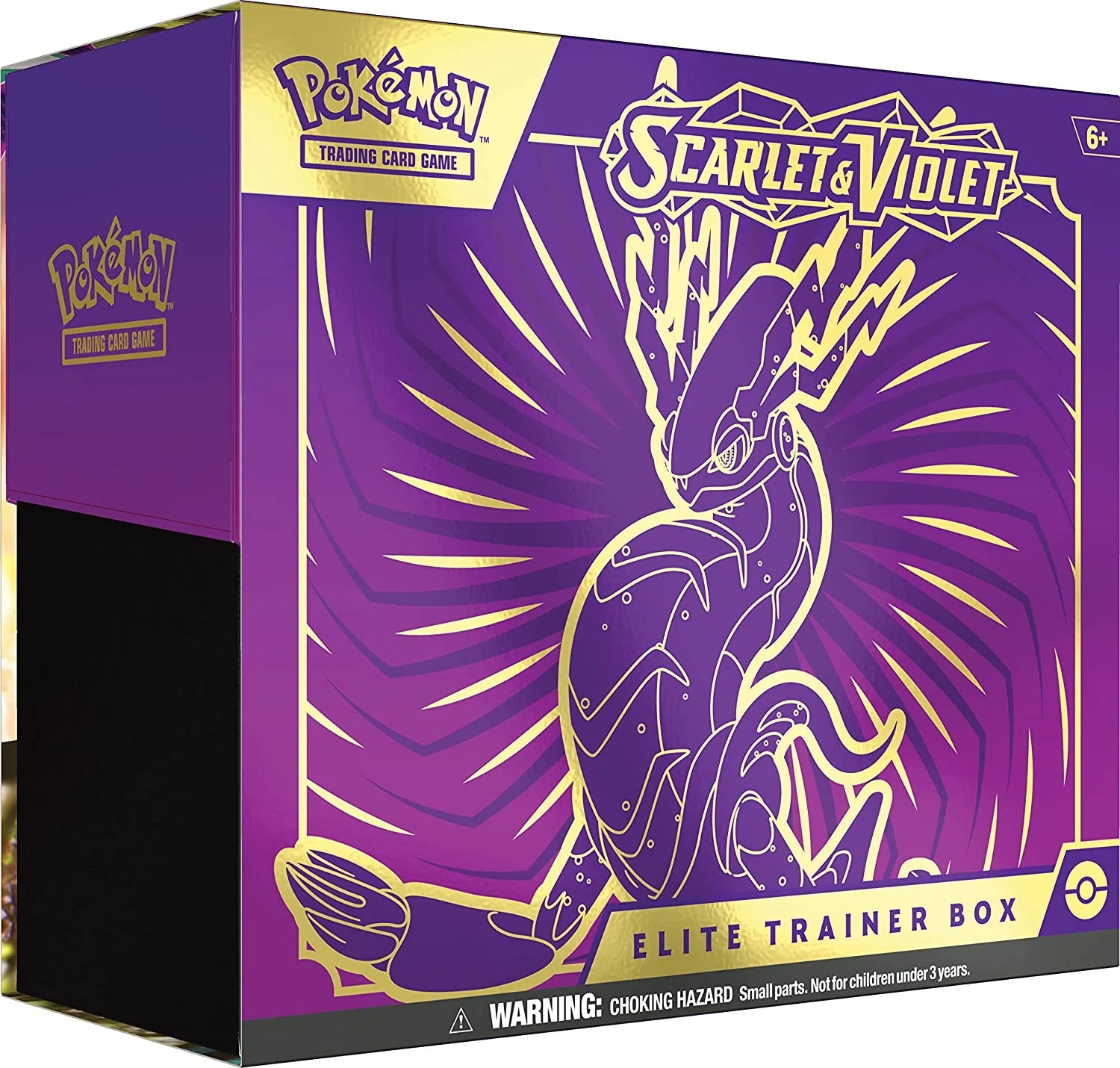 Trading Card Game: Scarlet & Violet Elite Trainer Box - Fun & Easy Gameplay in Red or Purple!