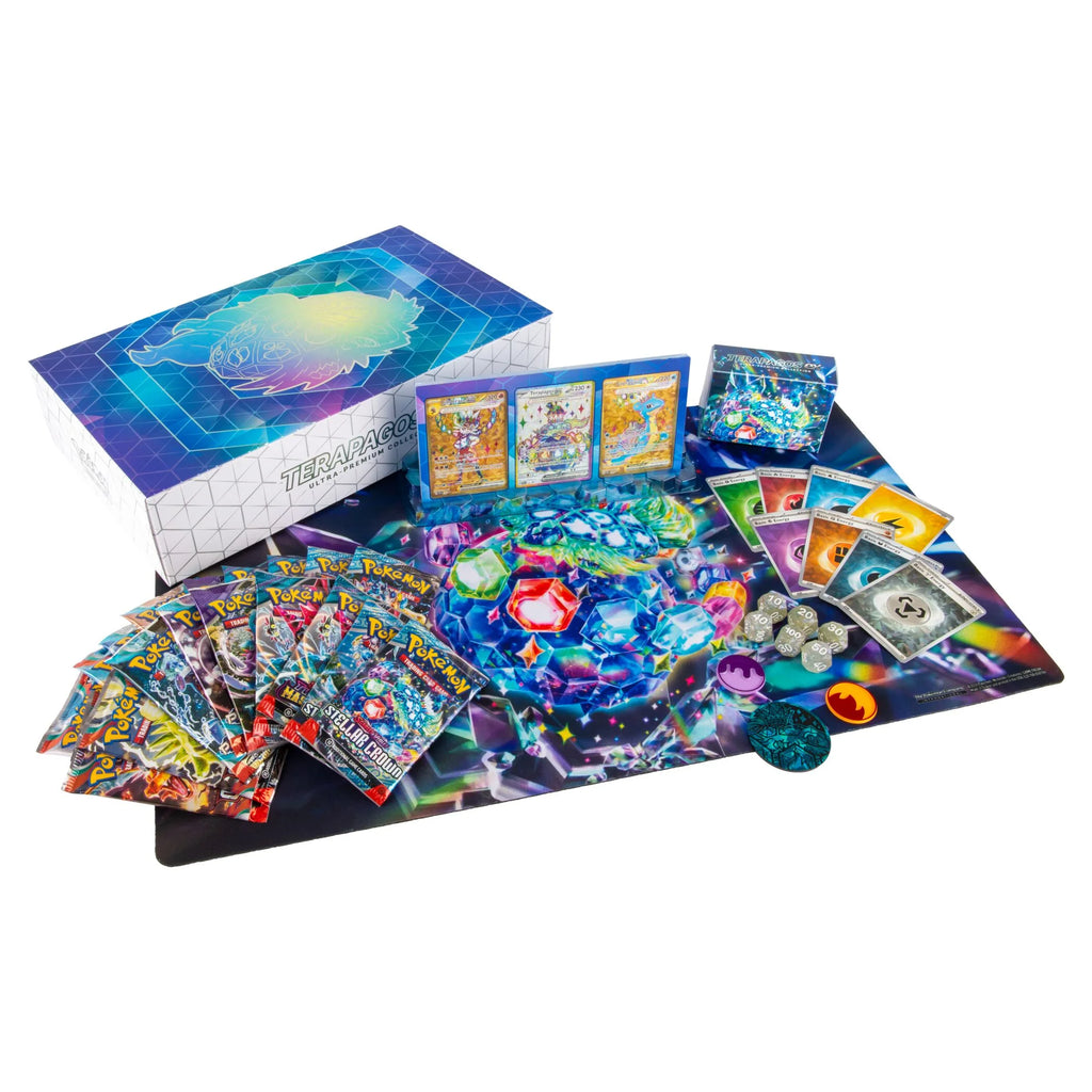 Pokémon Terapagos EX Ultra Premium Collection - Ultimate Collector's Set!