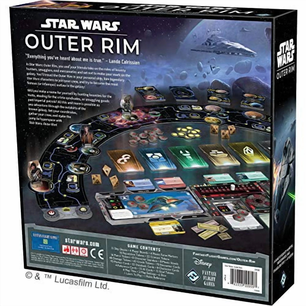 Star Wars: Outer Rim - Epic Strategy Board Game for Ages 14+ by